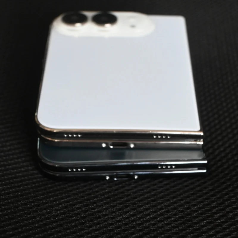 Perfect Dummy Phone Model for iPhone Duo Foldable 18 Pro Max Fake Prototype Display Photography Prop Non-Working