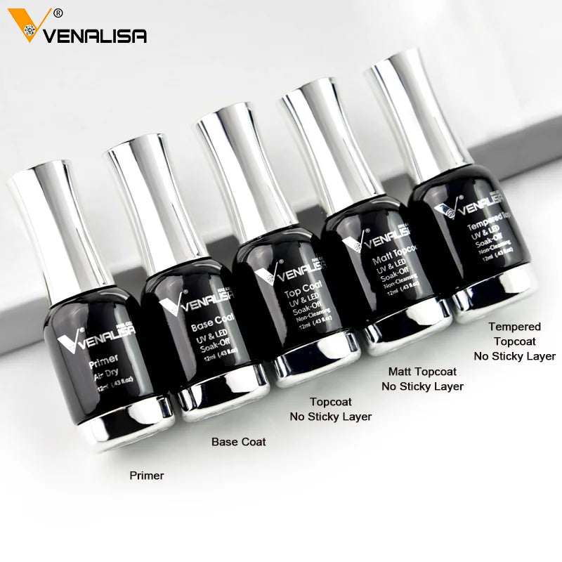 Venalisa Super Color Gel Varnish 12ml Diamond Shining Glitter Sequin Starry Platinum Nail Enamel Long Lasting Time Gel Polish