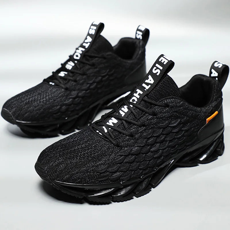 Men Running Shoes Non Slip Breathable Fashionable Outdoor Lightweight Lace Up Wear-resistant Casual Walking Shoes for Men