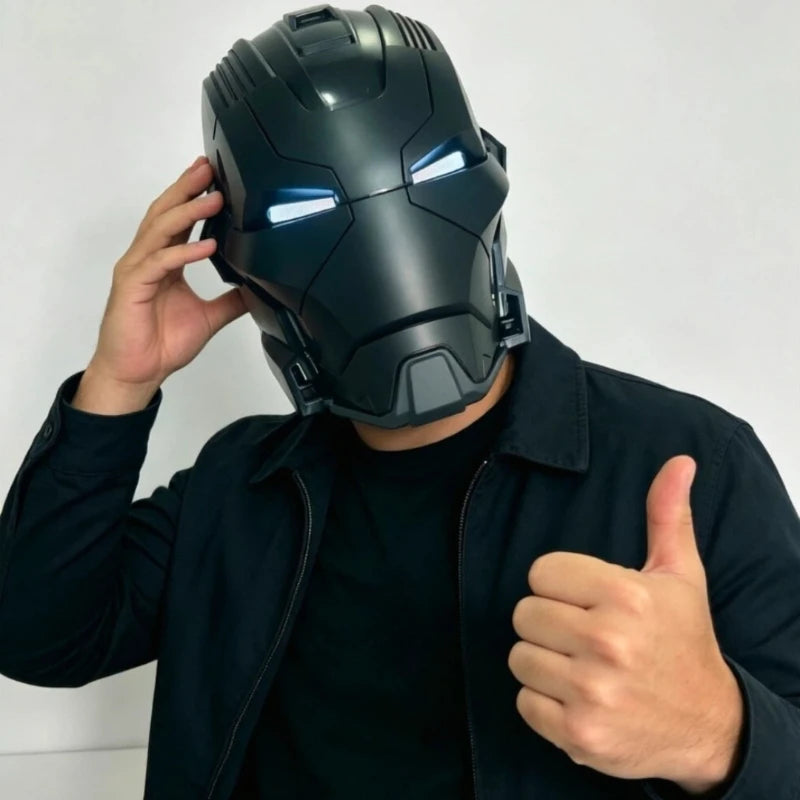 Iron Man Helmet MK5 Pro Max Voice Controlled Version Auto‑Open & Close Function Cool Display Gear Premium Collectible Gifts