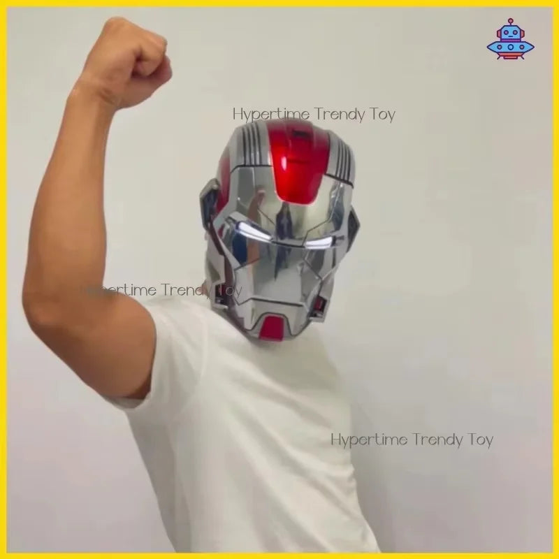 Iron Man Helmet MK5 Pro Max Voice Controlled Version Auto‑Open & Close Function Cool Display Gear Premium Collectible Gifts