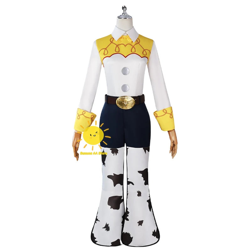 BEAST KINGDOM Anime Woody Jessie Cosplay disfraz Toy Story Cosplay traje de vaquero Woody Jessie sombrero fiesta de Halloween porque adulto Unisex