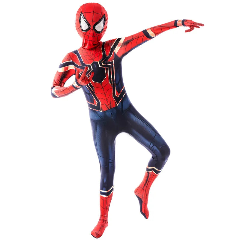 Disfraz de superhéroe de Anime, disfraz de Miles Morales, mono Zentai, Disfraces de Halloween, disfraces de superhéroe para niños, personajes de película