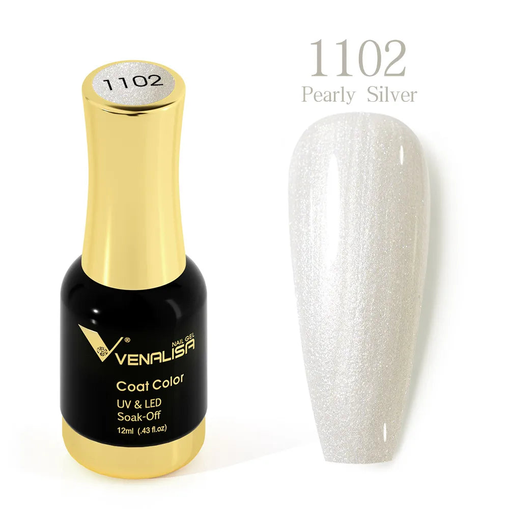 Venalisa Super Color Gel Varnish 12ml Diamond Shining Glitter Sequin Starry Platinum Nail Enamel Long Lasting Time Gel Polish