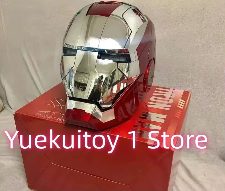 1:1 Wearable Iron Man Helmet Mk5 Mk50 Mk17 Steel Spider Man Helmet Collector'S EditionHelmet Collector'S Gift
