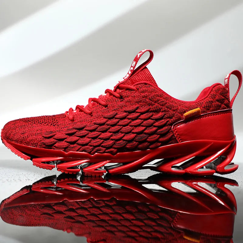 Men Running Shoes Non Slip Breathable Fashionable Outdoor Lightweight Lace Up Wear-resistant Casual Walking Shoes for Men