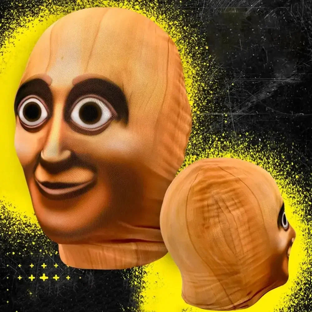 Máscara de cara completa impresa en 3D, pasamontañas, máscara de efecto visual realista para cosplay, accesorios de fiesta de juegos de rol de Halloween