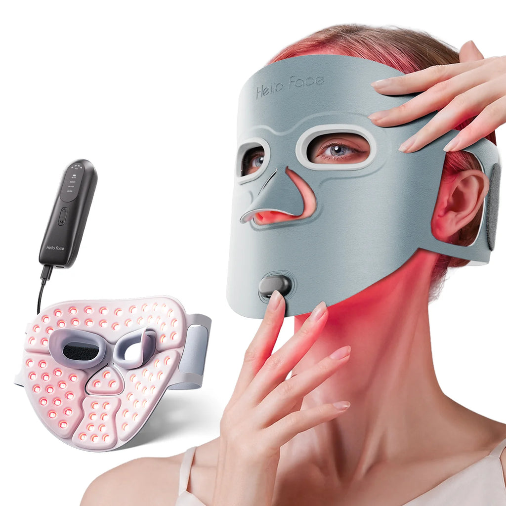 Dispositivo de máscara LED Hello Face M500S, herramienta para el cuidado de la piel, el mejor regalo para amantes, padres y amigos