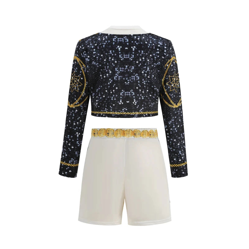 Disfraz de Halloween para niña, ropa de espectáculo de moda de cantante Pop, puesta en escena, uniforme de vestir, disfraces de fiesta para espectáculo infantil, 3 uds.