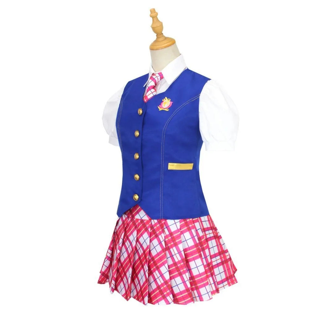 Delansey Cos uniforme Bobby's Charm Princess College Cos mismo uniforme escolar disfraz de juego de rol