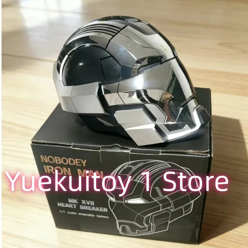 1:1 Wearable Iron Man Helmet Mk5 Mk50 Mk17 Steel Spider Man Helmet Collector'S EditionHelmet Collector'S Gift