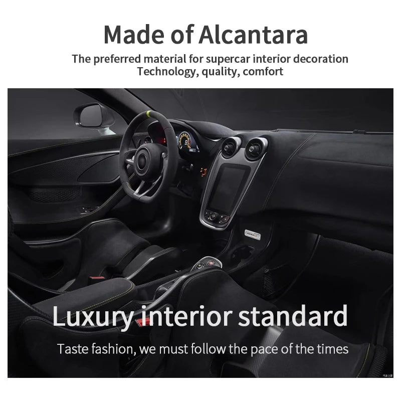 For Jeep Grand Cherokee SRT 2014-2015 Made of Alcantara Gear Shift Knob Cover Boot Anti Scratch Car Interior Tuning Accessories
