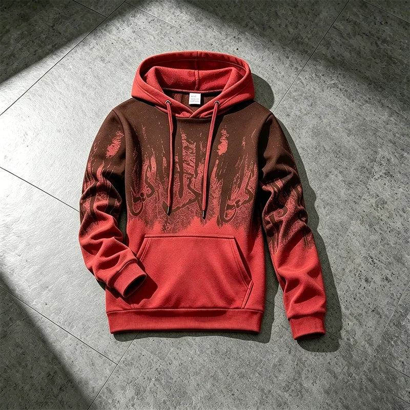 2026 New in Men's Set Hoodies and Sweatpants Fall&winter Daily Casual Sports Jogging Suit Urban Fashion Hooded Sweatshirt Outfit