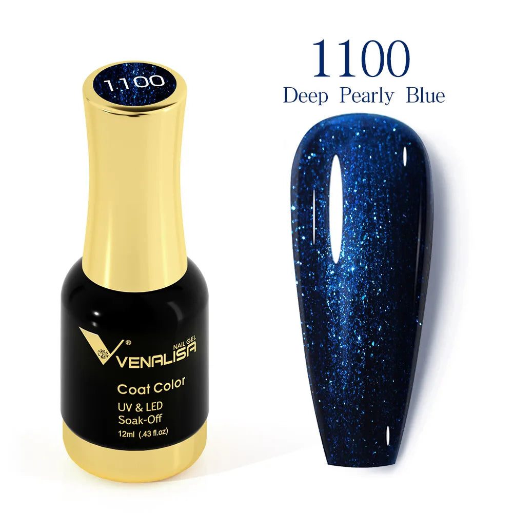 Venalisa Super Color Gel Varnish 12ml Diamond Shining Glitter Sequin Starry Platinum Nail Enamel Long Lasting Time Gel Polish