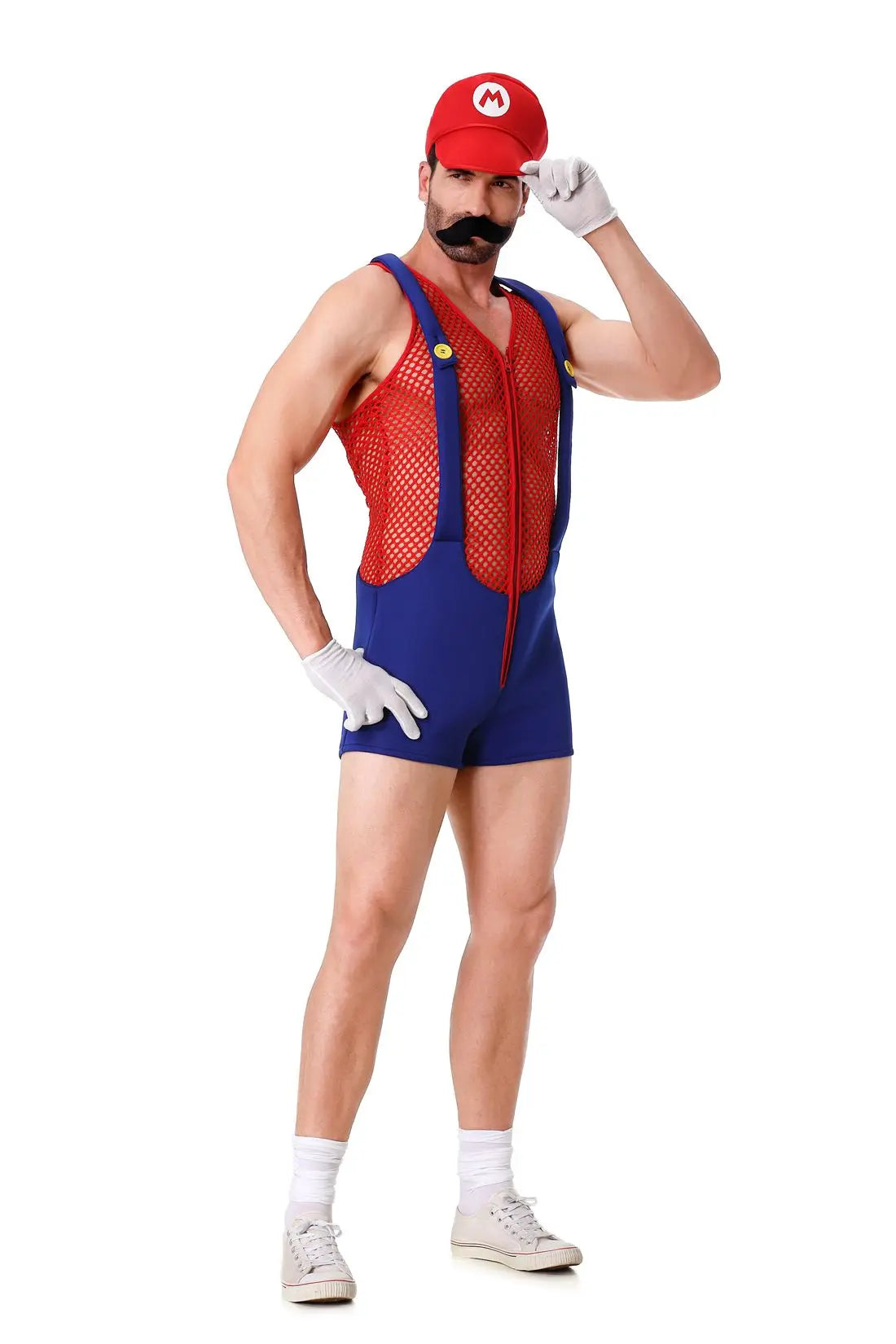 Halloween Cosplay hombres Anime Super Luigi Bros mono hueco mono disfraz carnaval fiesta disfraz fontanero mono divertido
