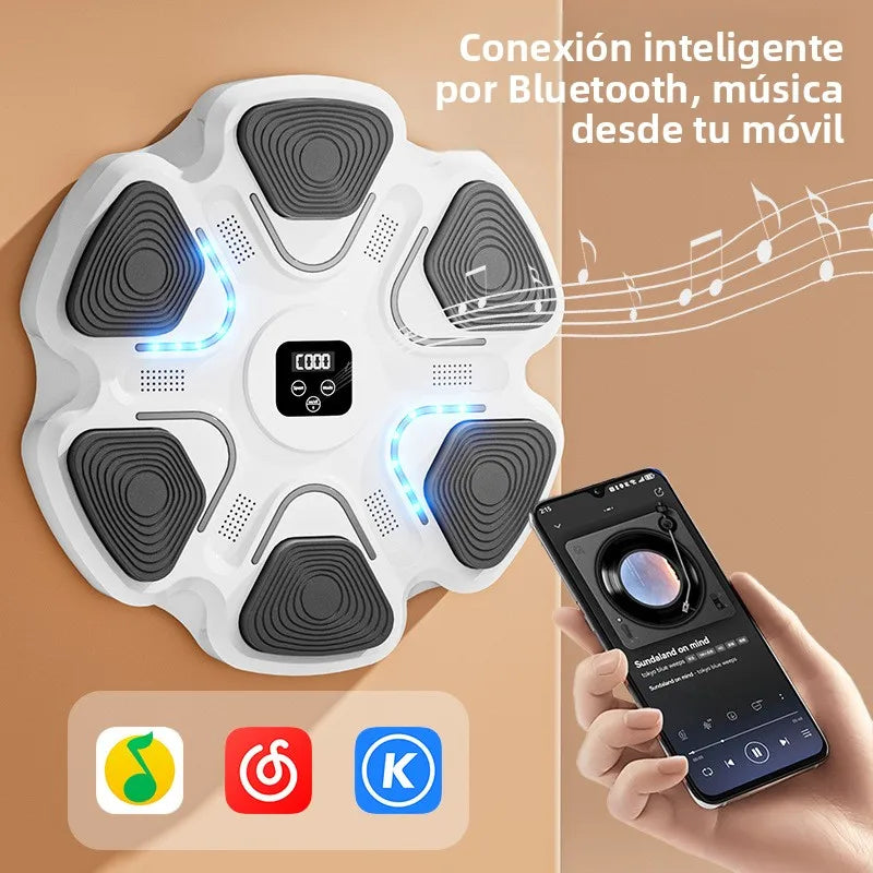 Máquina de boxeo con música inteligente, equipo de entrenamiento de pared, simulador de boxeo y Fitness, equipo de gimnasio en casa sin marca