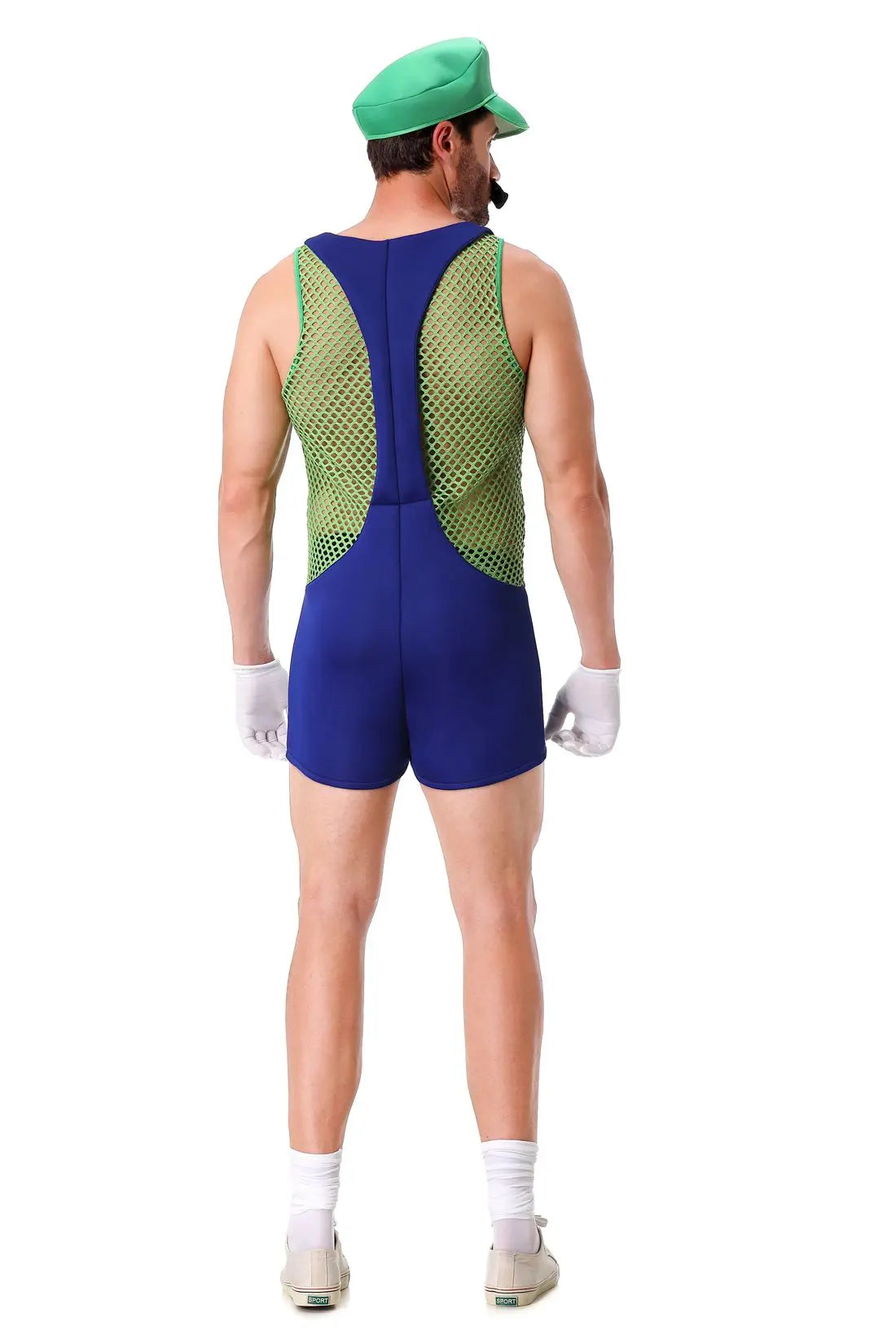 Halloween Cosplay hombres Anime Super Luigi Bros mono hueco mono disfraz carnaval fiesta disfraz fontanero