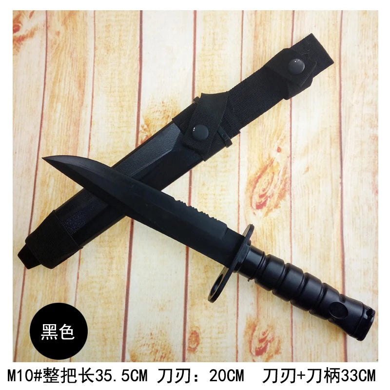 Simulation Student Rubber M9 Training Knife Model Children's Toy Knife
