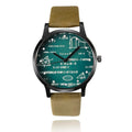 Miler Watches Men Watches Mathe Matical Formula Prints Fashion Causal Mens Watches Quartz Relogio Masculino Erkek Kol Saati