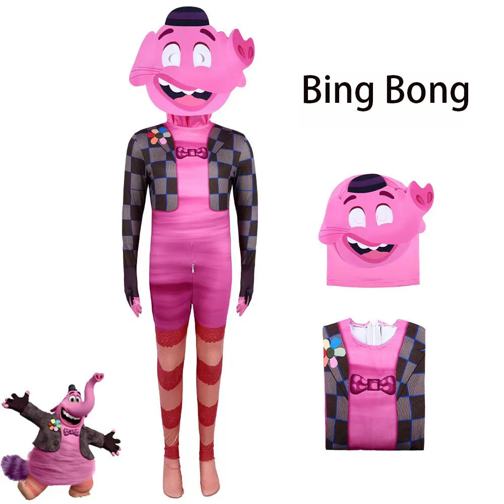 New Year Anime Movie Anxiety The Inside Out 2 Cosplay Joy Sadness Anger Disgust Fear  Cosplay Costumes Suit Adult Kids Party Set