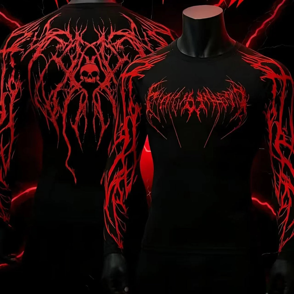 Custom Design Sublimation BJJ MMA Men's Rashguard Rash Guard Surf Long Sleeve Jiu Jitsu T-Shirt Men's Compression Rash Guard