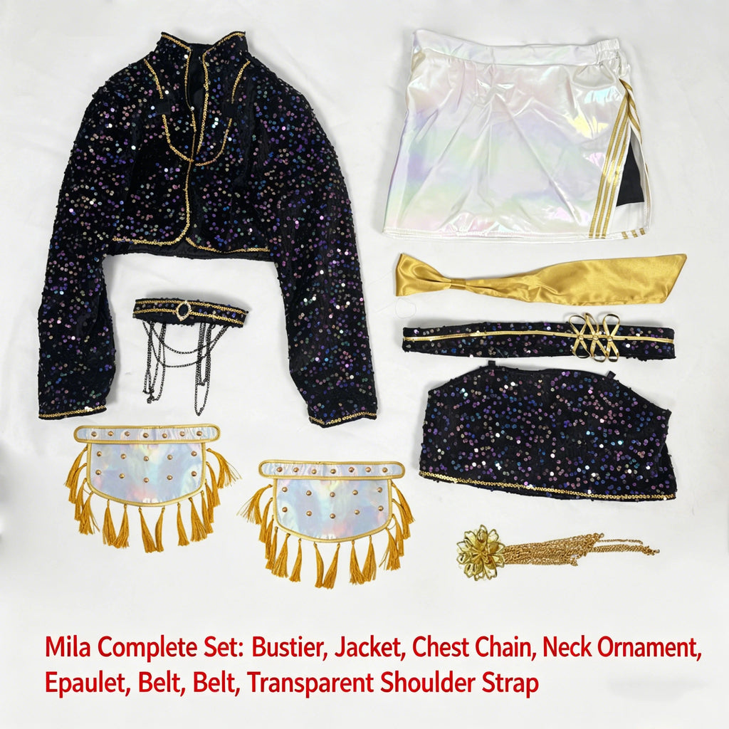 Traje de mujer de estilo coreano, disfraz de Halloween, disfraz de mujer de moda, traje negro brillante, disfraz de fiesta de cumpleaños y Halloween
