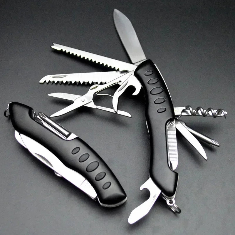 Hot Sale  Multifunctional  Knife Camp Multitool Bottle Opener Folding Knife Portable  Military  Pocket Knives EDC Tools