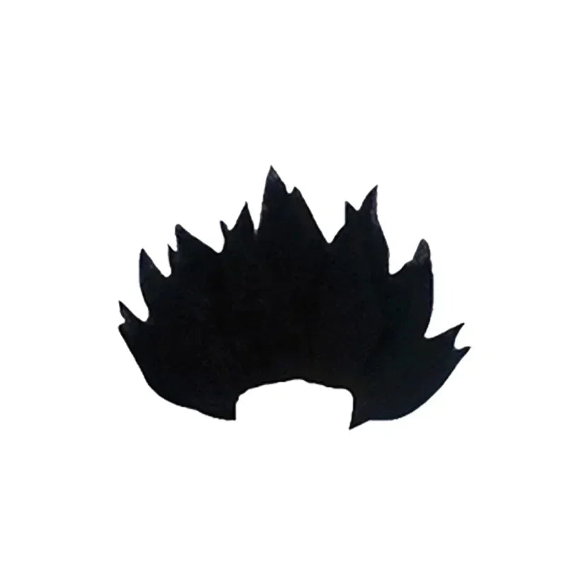 Trajes de Halloween para niños y adultos, Son Goku Gui, Carnaval, Anime, disfraces de vacaciones, peluca de muñeca de cola, vestido azul dorado para niños