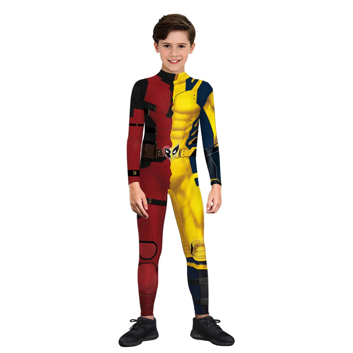 Superhéroe hombres película Deadpool Wolverine disfraces Cosplay Halloween mono actuación fiesta Zentai mono