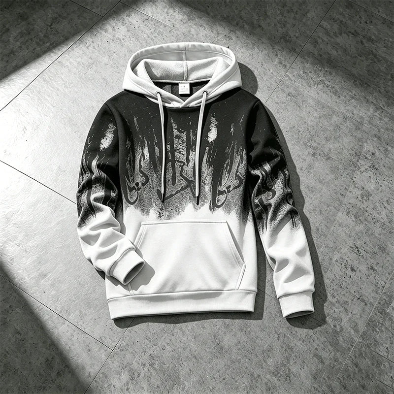 2026 New in Men's Set Hoodies and Sweatpants Fall&winter Daily Casual Sports Jogging Suit Urban Fashion Hooded Sweatshirt Outfit