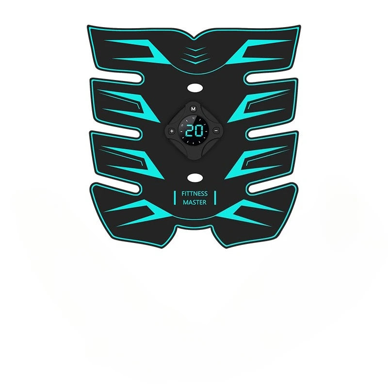 Máquina de Fitness inteligente portátil, equipo de Fitness EMS, dispositivo Abdominal perezoso, ocho parches abdominales, dispositivo de ejercicio de brazos ABS