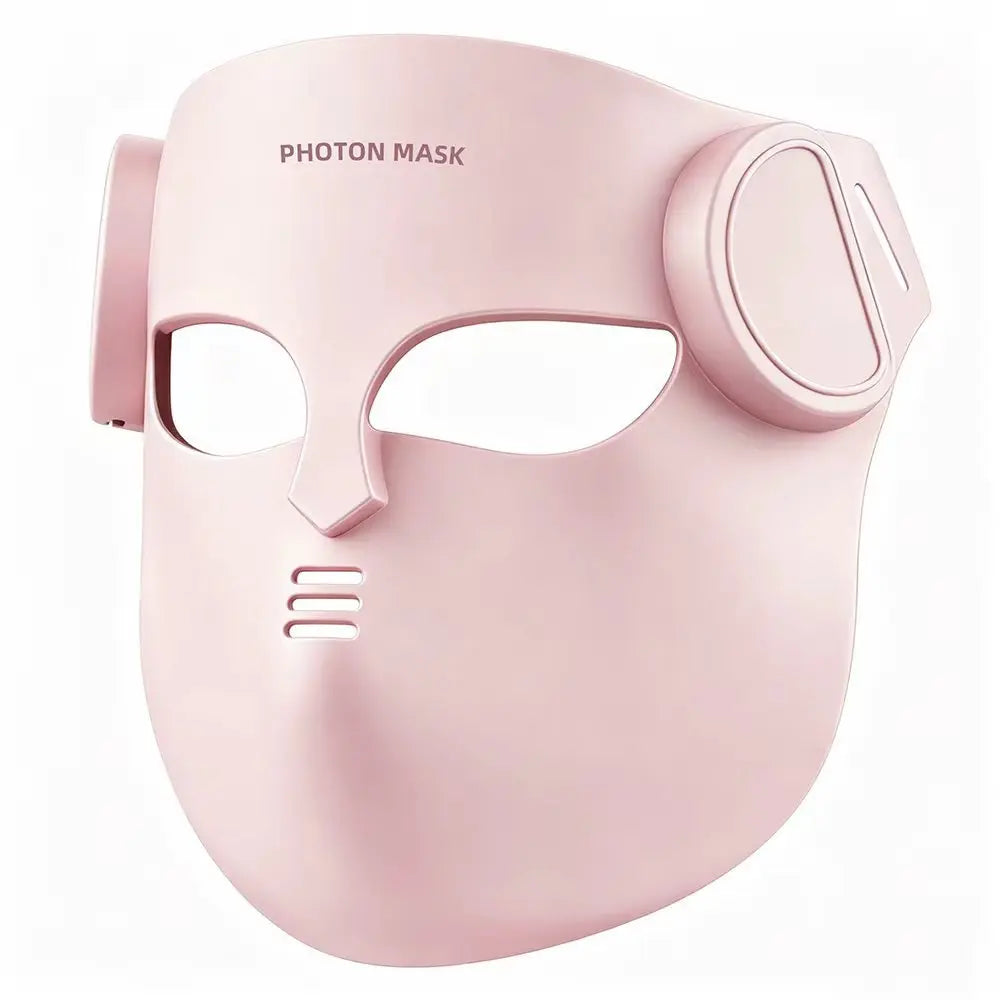 Terapia de luz roja, mascarilla Facial LED de 8 colores con cuello, mascarilla de terapia infrarroja de fotones de silicona para reducir las arrugas y el cuidado Facial del acné