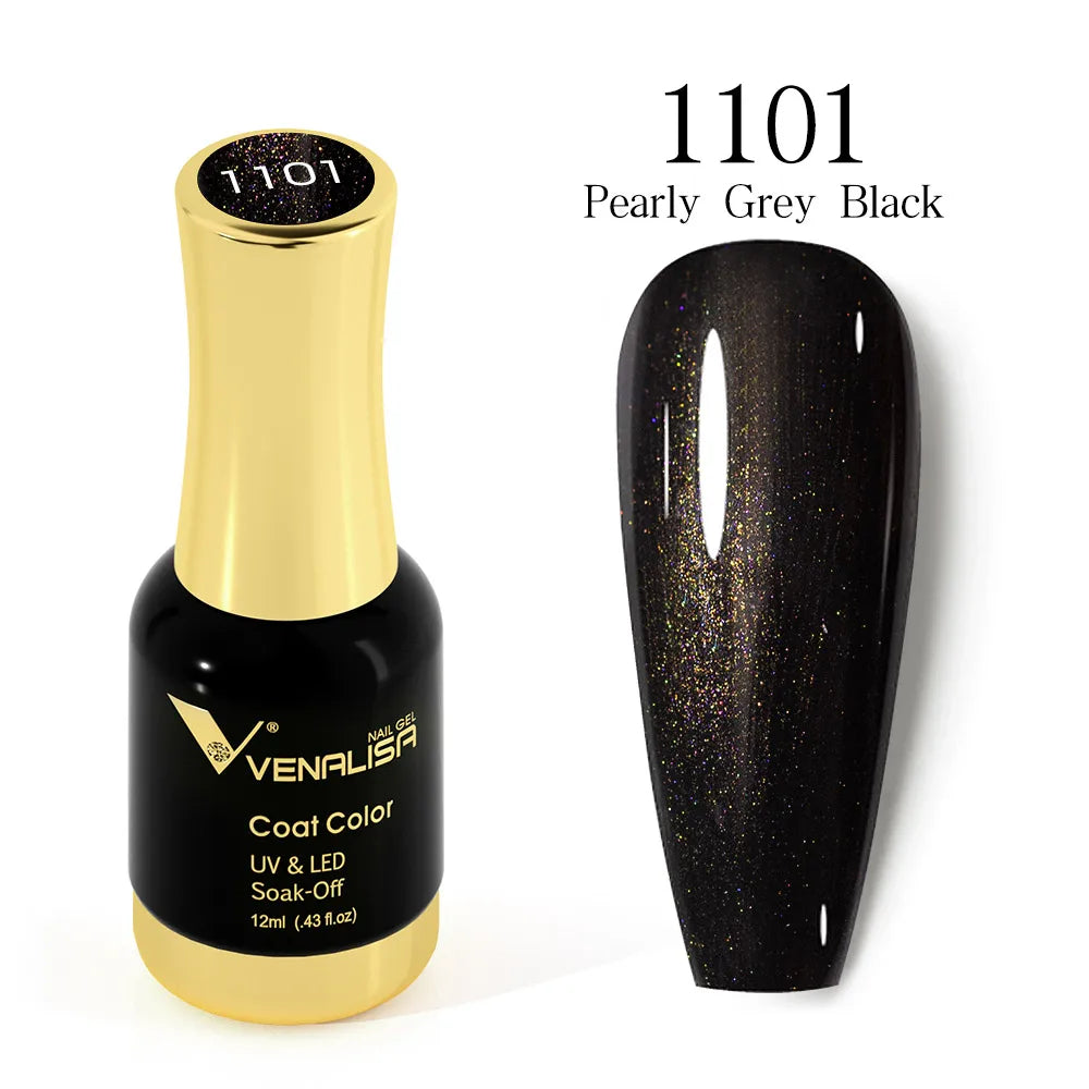 Venalisa Super Color Gel Varnish 12ml Diamond Shining Glitter Sequin Starry Platinum Nail Enamel Long Lasting Time Gel Polish