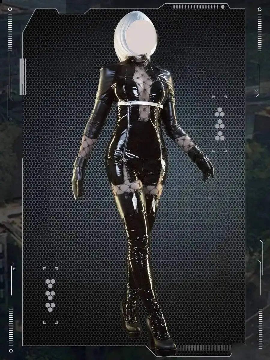 2B NieR:Automata Game Bodysuit Cosplay YoRHa No. 2 Type B Costume Women Halloween MOD Costume NieR Automata