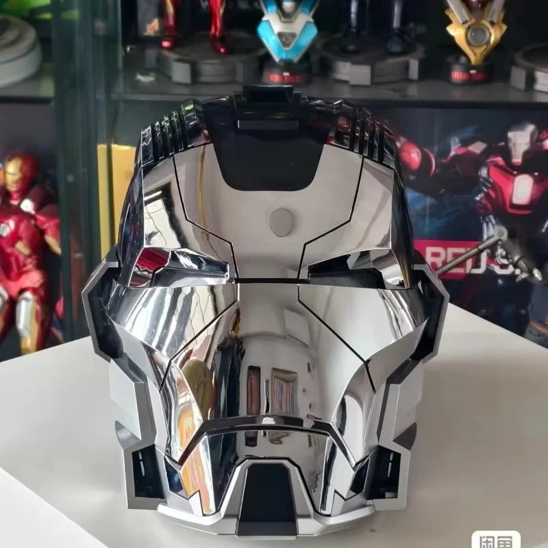 Iron Man Mk5 MK17 Helmet 1/1 Scale Wearable Transformable Voice-Activated Electric Opening/Closing Ideal Birthday Christmas Gift
