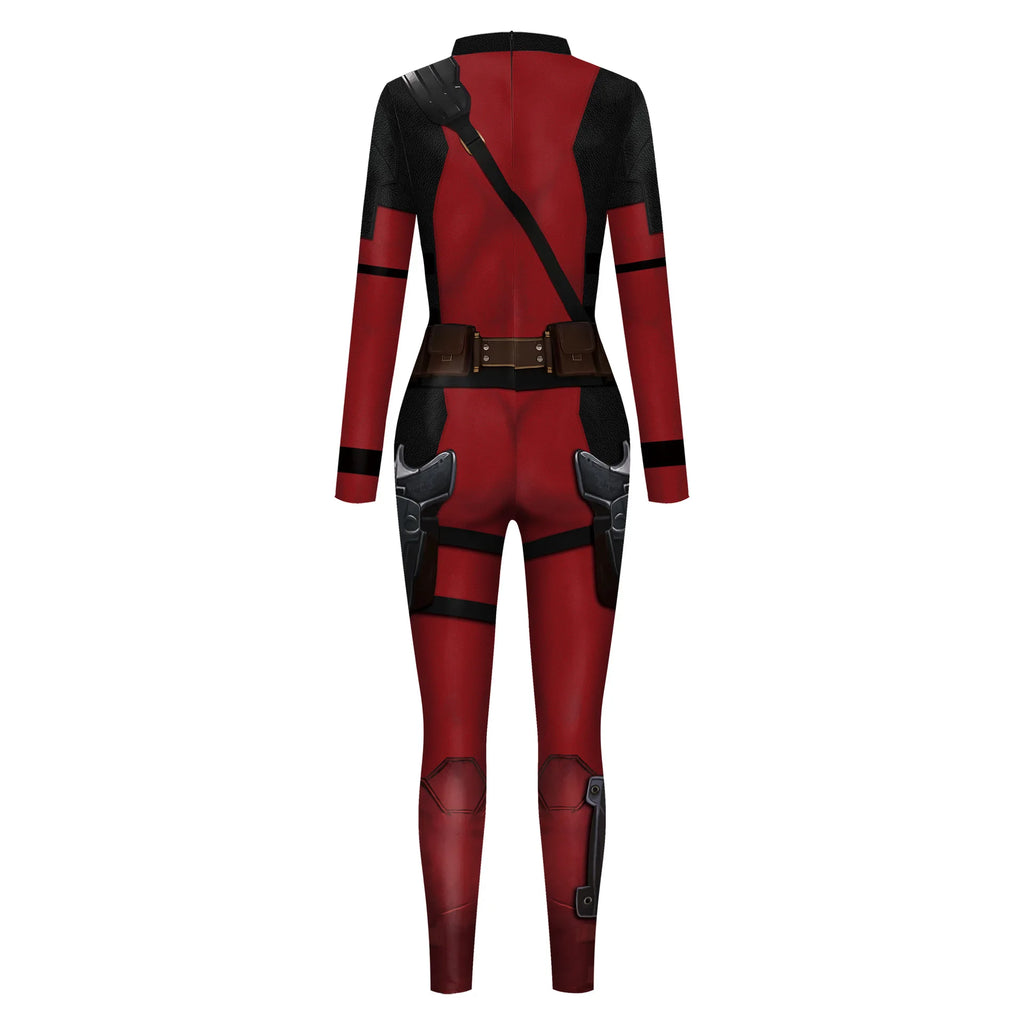 Superhéroe hombres película Deadpool Wolverine disfraces Cosplay Halloween mono actuación fiesta Zentai mono