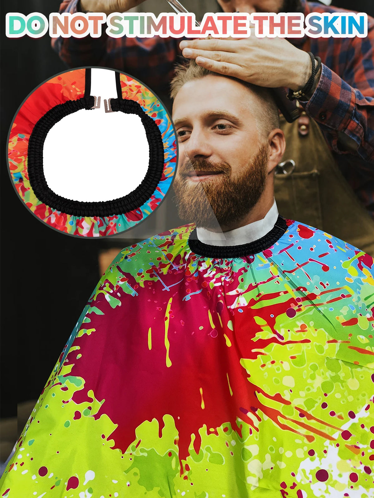 Professional Hair Cutting Cape - Waterproof & Anti-Static Hairdressing Apron, Barber Smock, Hair Salon Cape, Hair Cutting Gown