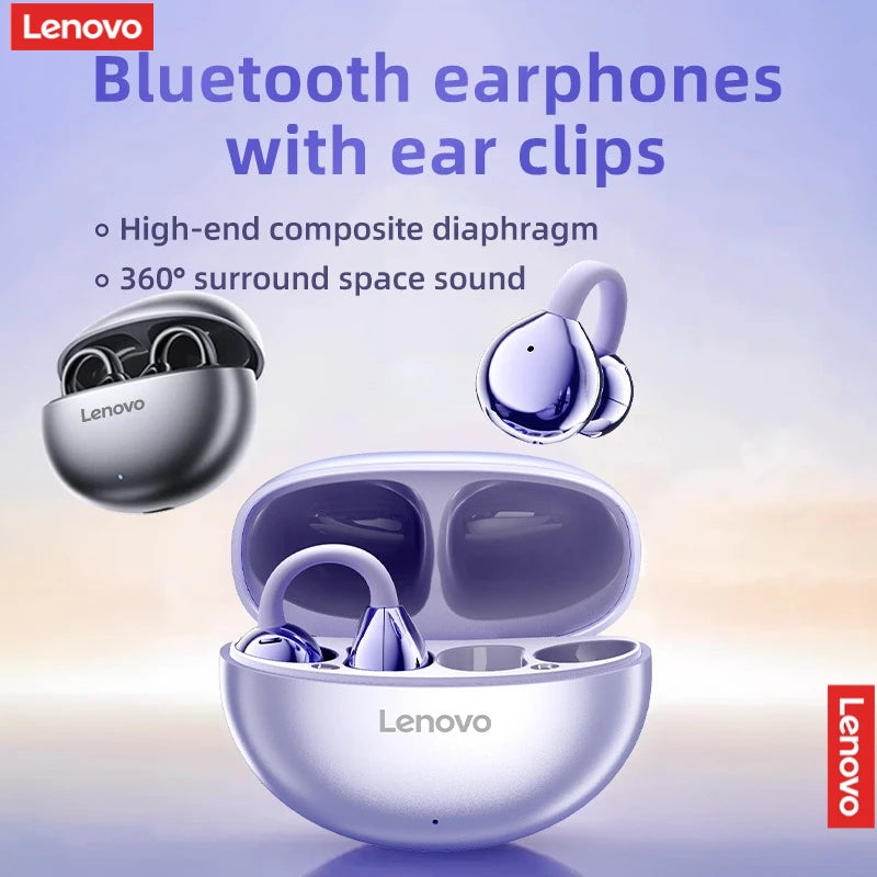Lenovo TA410 Wireless Bluetooth 5.4 Earphones TWS Panoramic Sound Effects Ultra Long Battry Life Headphones Comfortable To Wear