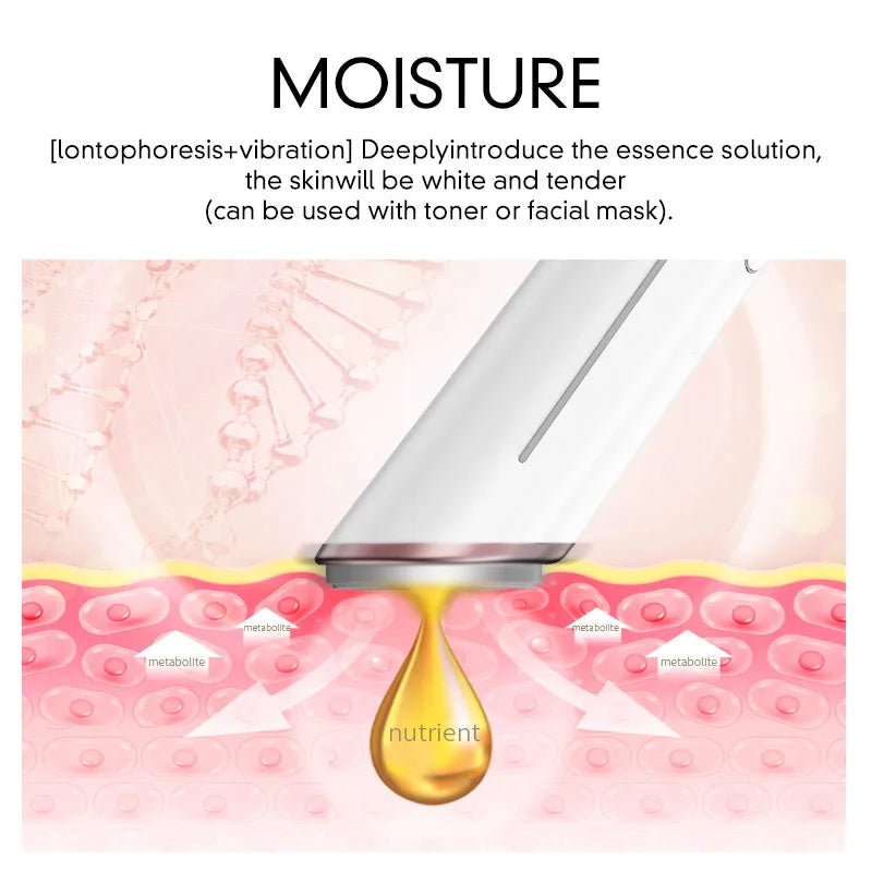 Dispositivo de belleza Facial RF, microcorriente EMS, máquina antienvejecimiento para estiramiento de la piel, luz LED, herramienta de estiramiento Facial multifunción para el cuidado del hogar