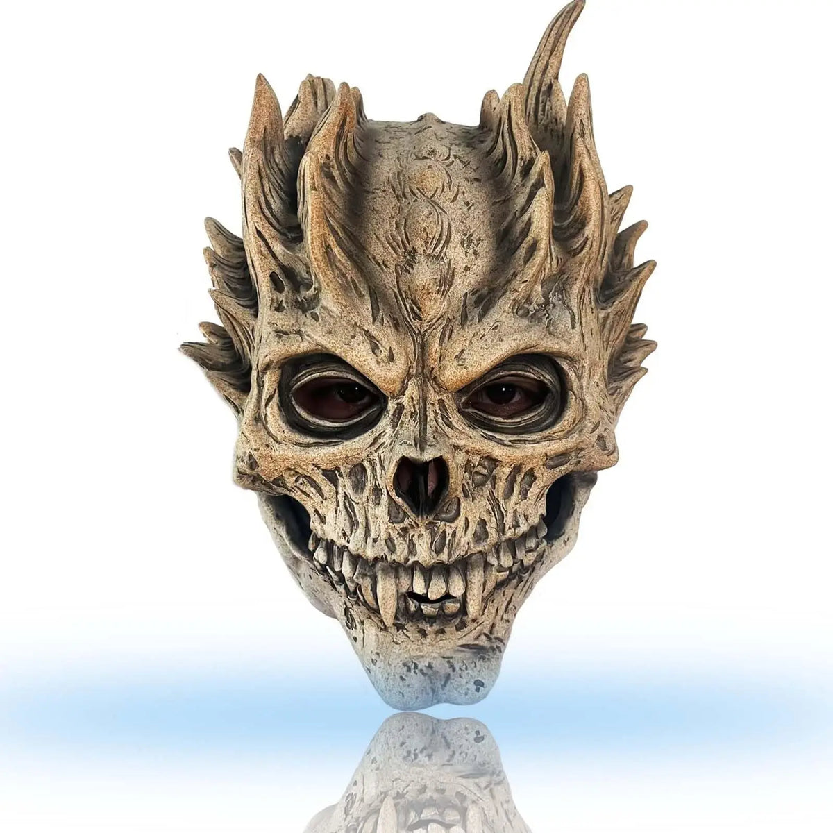 Halloween Skull Mask Skeleton Mask Full Head Demon Skull Masks Knife Outfit Scary Cosplay Party Props For Adult