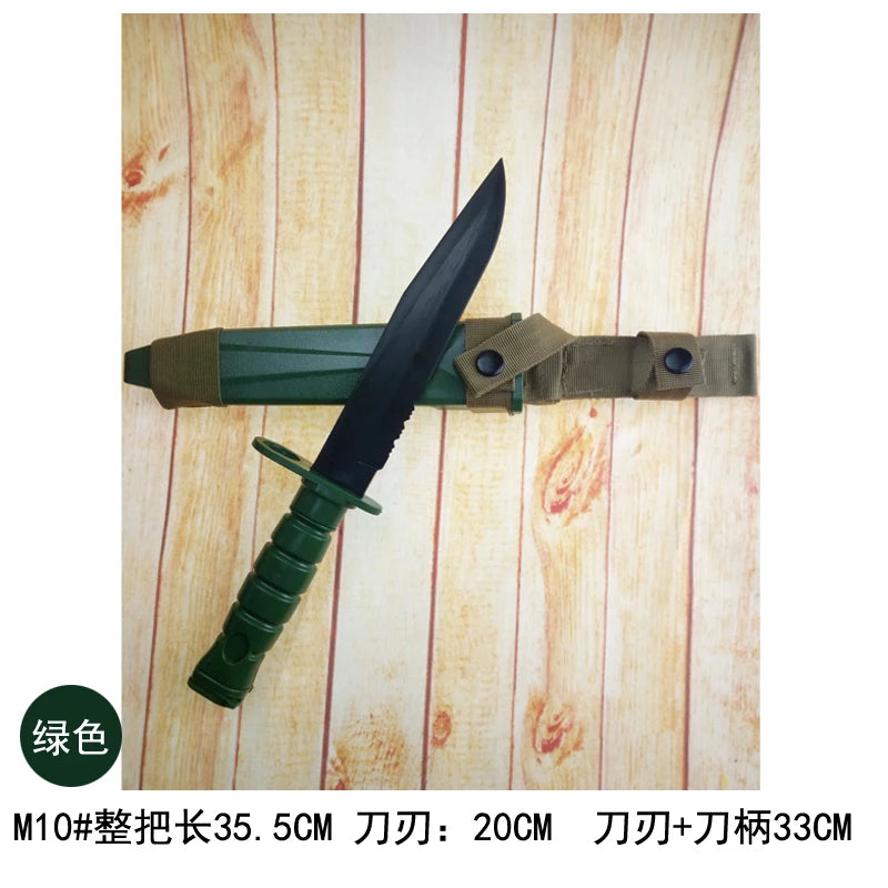 Simulation Student Rubber M9 Training Knife Model Children's Toy Knife