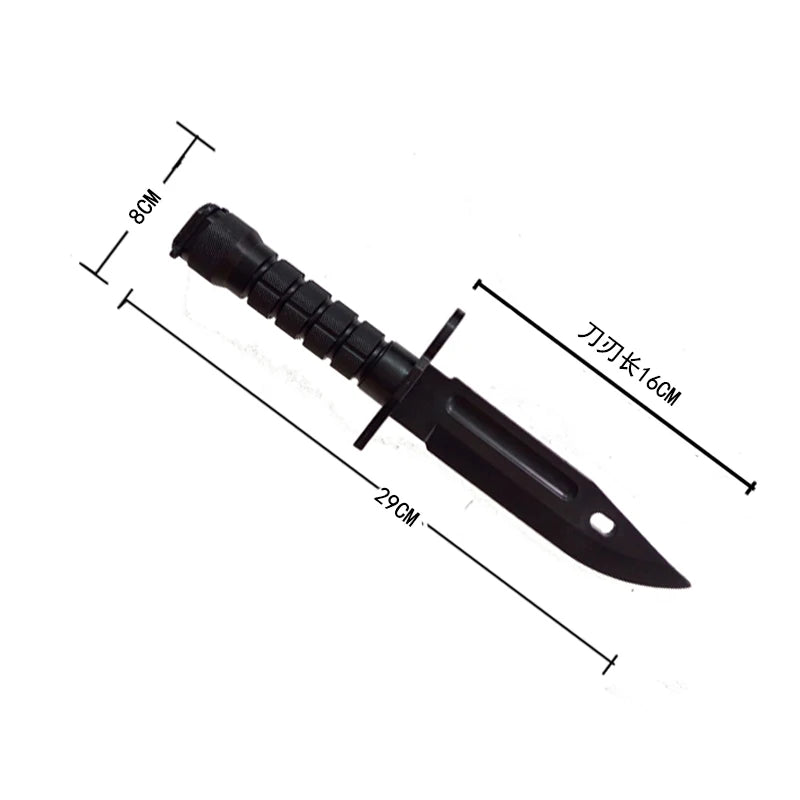 Simulation Student Rubber M9 Training Knife Model Children's Toy Knife