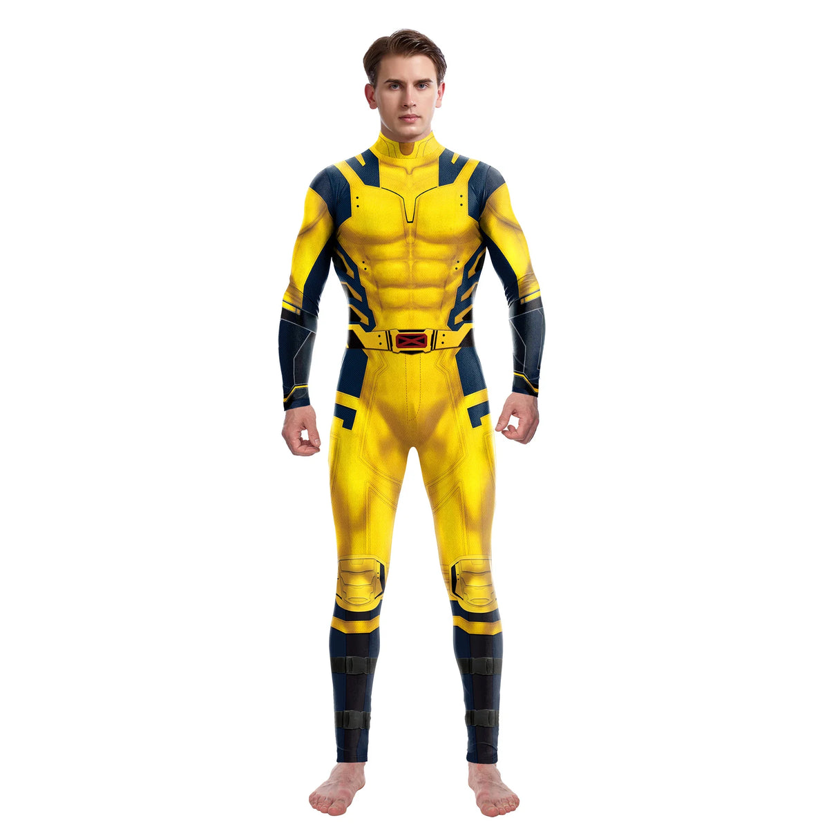 Superhéroe hombres película Deadpool Wolverine disfraces Cosplay Halloween mono actuación fiesta Zentai mono