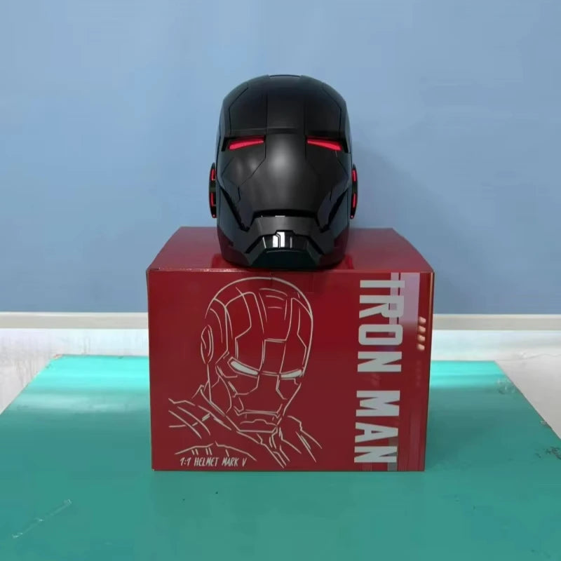 Iron Man Helmet MK5 Pro Max Voice Controlled Version Auto‑Open & Close Function Cool Display Gear Premium Collectible Gifts