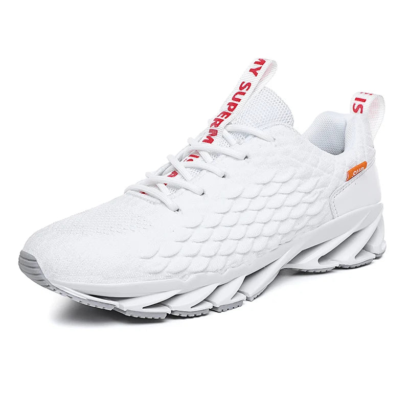 Men Running Shoes Non Slip Breathable Fashionable Outdoor Lightweight Lace Up Wear-resistant Casual Walking Shoes for Men