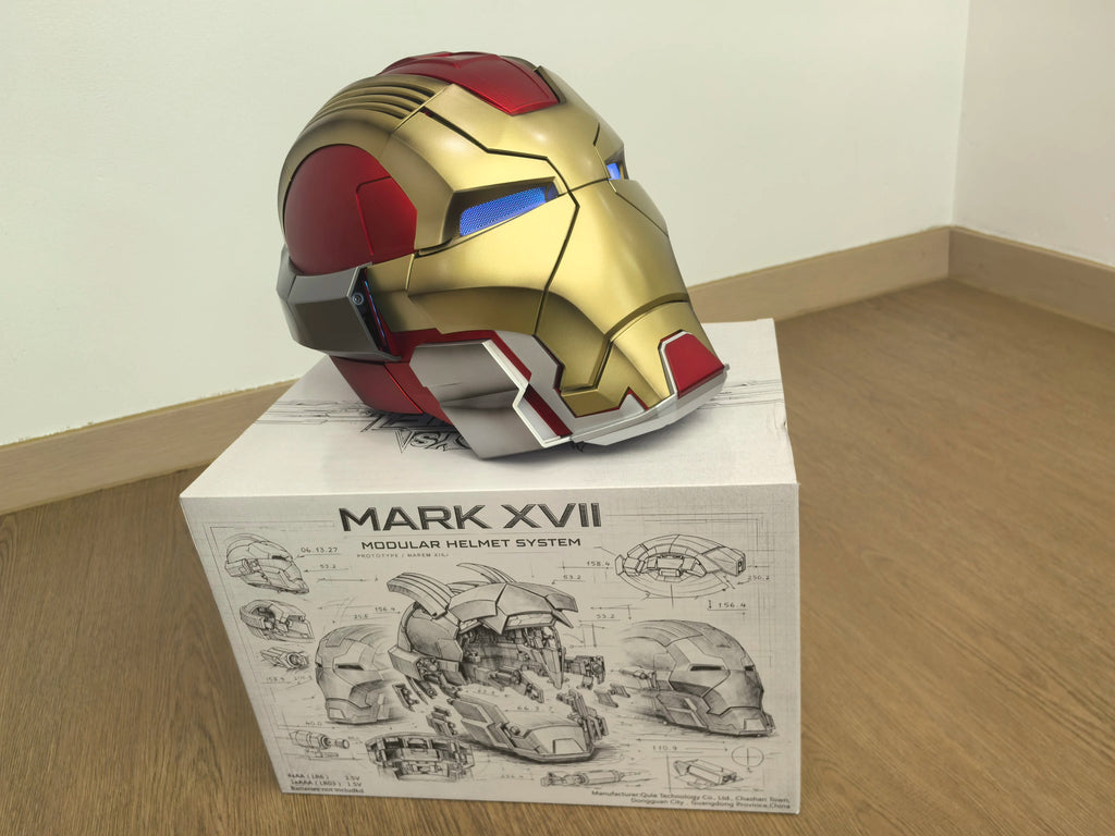 Iron Man Helmet MK5 Pro Max Voice Controlled Version Auto‑Open & Close Function Cool Display Gear Premium Collectible Gifts