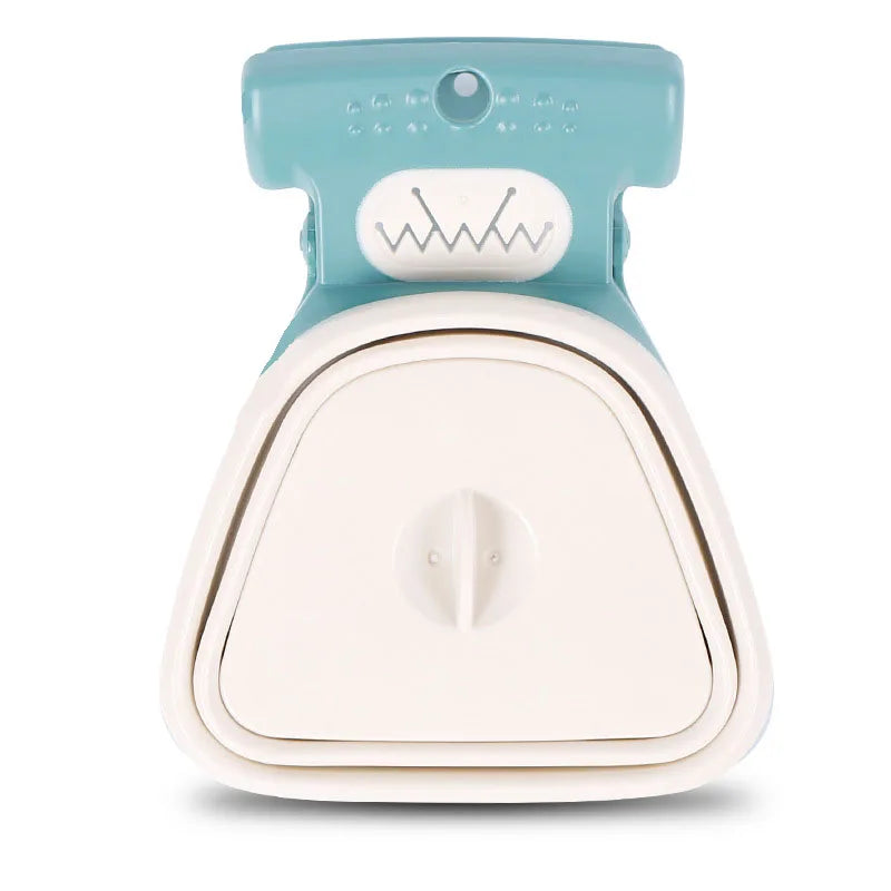 Dog Pet Travel Foldable Pooper Scooper With 1 Roll Decomposable Bags Poop Scoop Clean Pick Up Excreta Cleaner