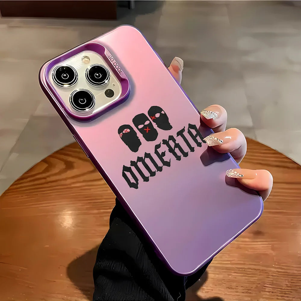 Omerta 47 Maes Phone Case For iPhone 16 15 14 13 12 11 mini Pro Max X XR XSMAX 8 7 Plus Anti Fall Matte Back Cover