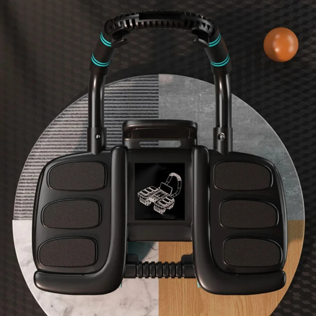 Ejercitador de rueda Abdominal con diseño de seis codos, rebote automático, antideslizante, gimnasio en casa, equipo de Fitness, deslizador de entrenamiento Abdominal