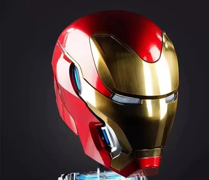 Iron Man Helmet MK5 Pro Max Voice Controlled Version Auto‑Open & Close Function Cool Display Gear Premium Collectible Gifts